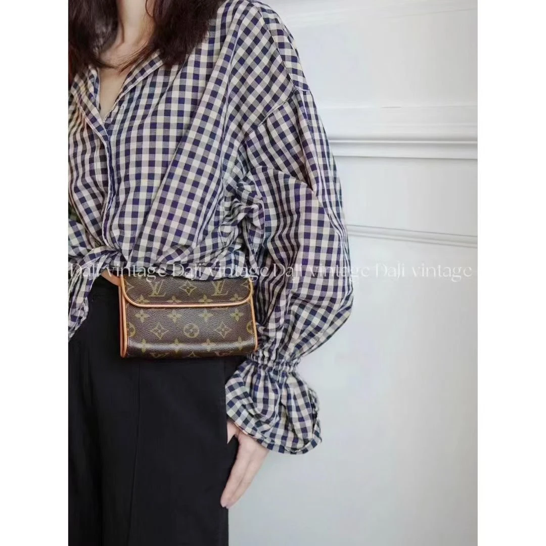95新 LouisVuitton/路易威登 大吉中古/Lv老花小信封腰包