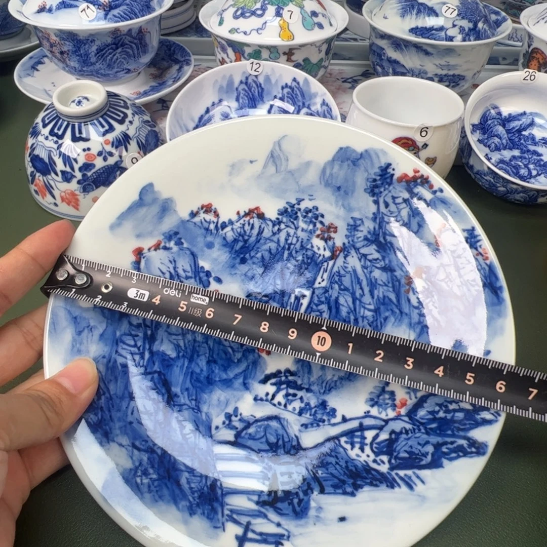 景德镇纯手工纯手绘茶具木木14