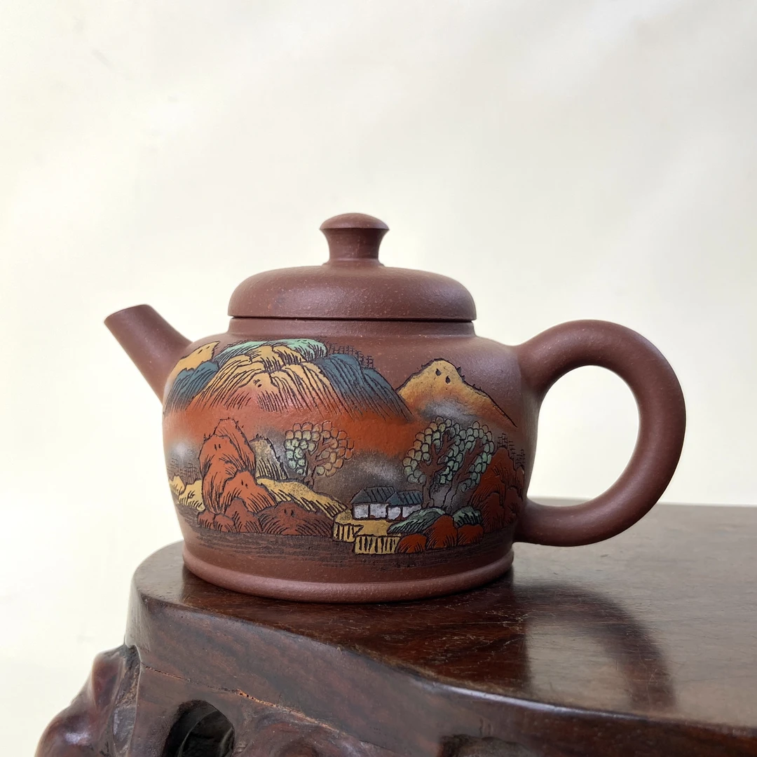 宜兴手工紫砂陶 （实力派）茶壶GS4096-2