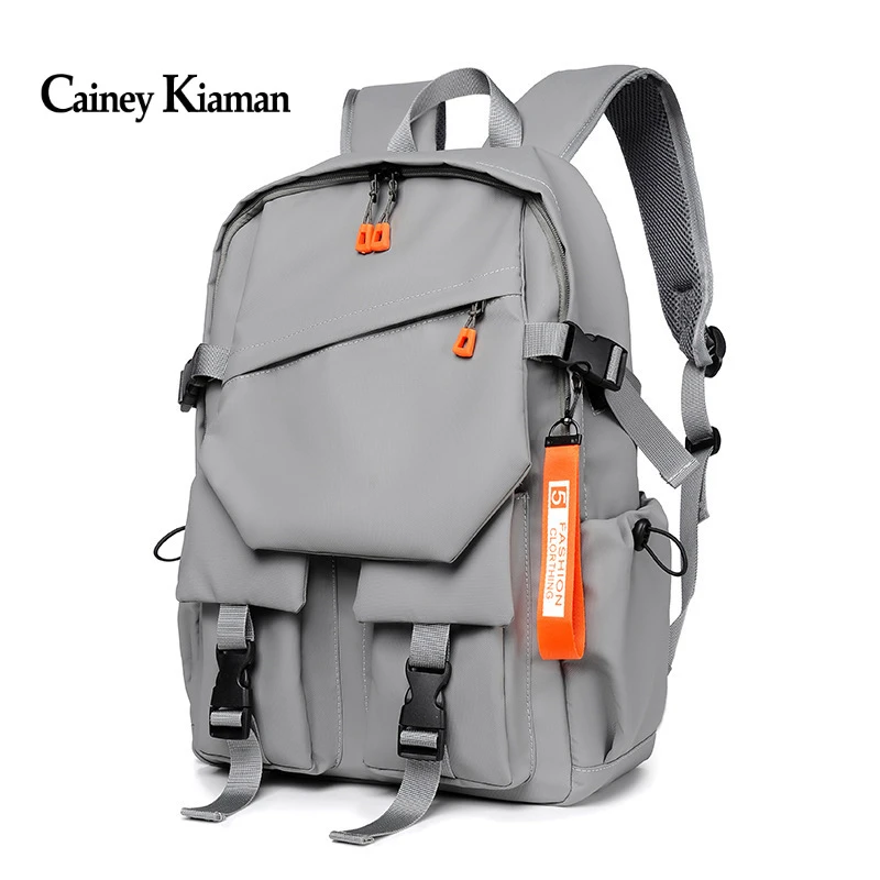 Cainey Kiaman新款背包防水双肩包大容量休闲潮流运动男学生旅行