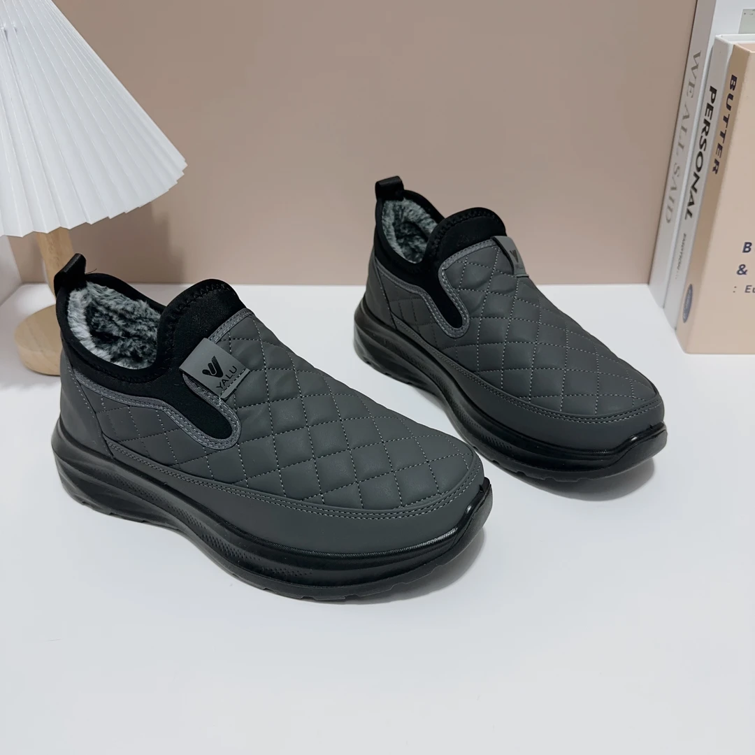 三宝爸甄选冬季新棉鞋加绒舒适休闲鞋运动鞋