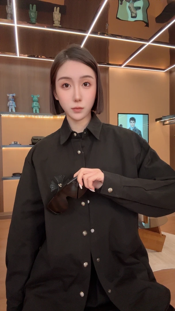 【5878】高级感轻奢长袖衬衫