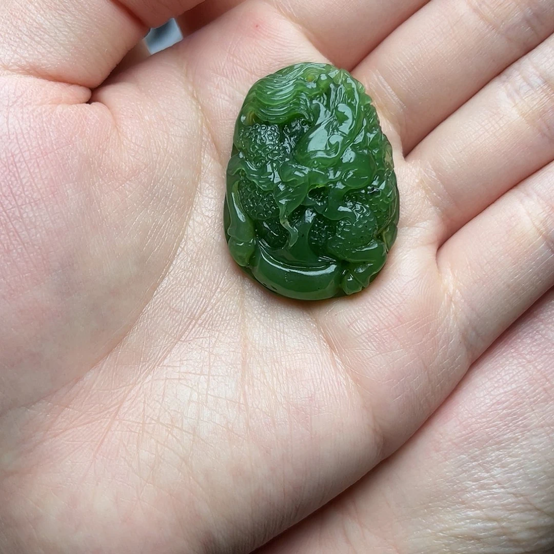 和田玉未镶嵌颈饰06