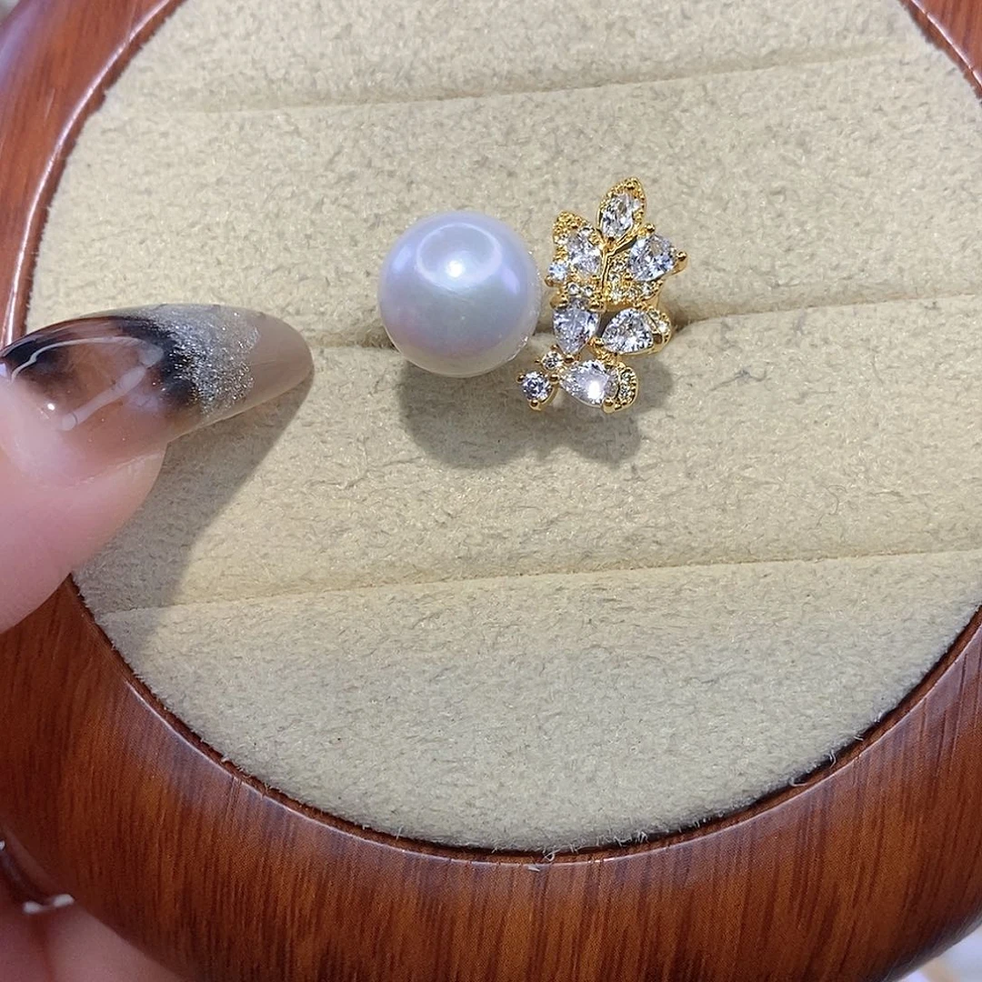 淡水珍珠戒指合金F