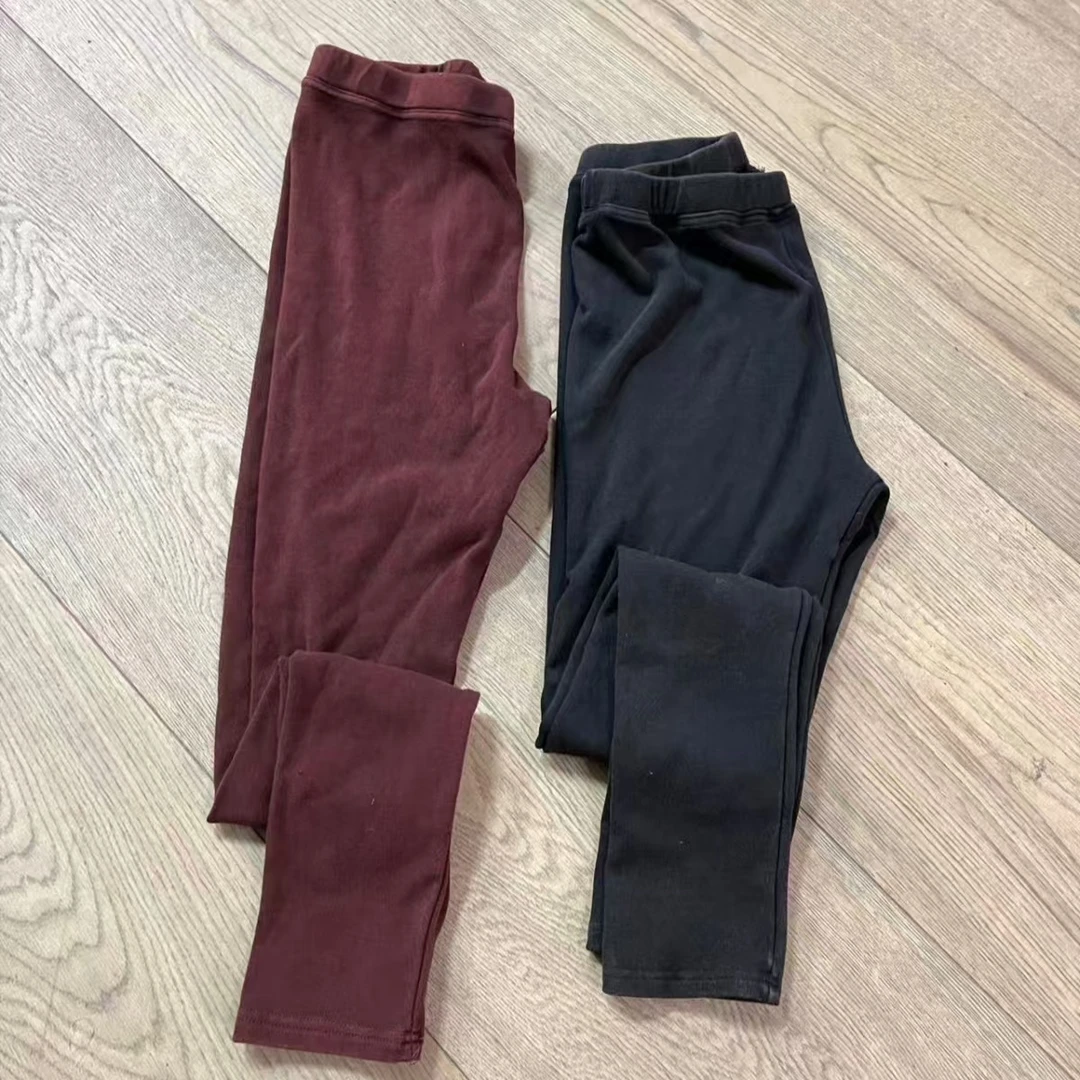 啵啵CM8221炒色磨毛百搭打底裤