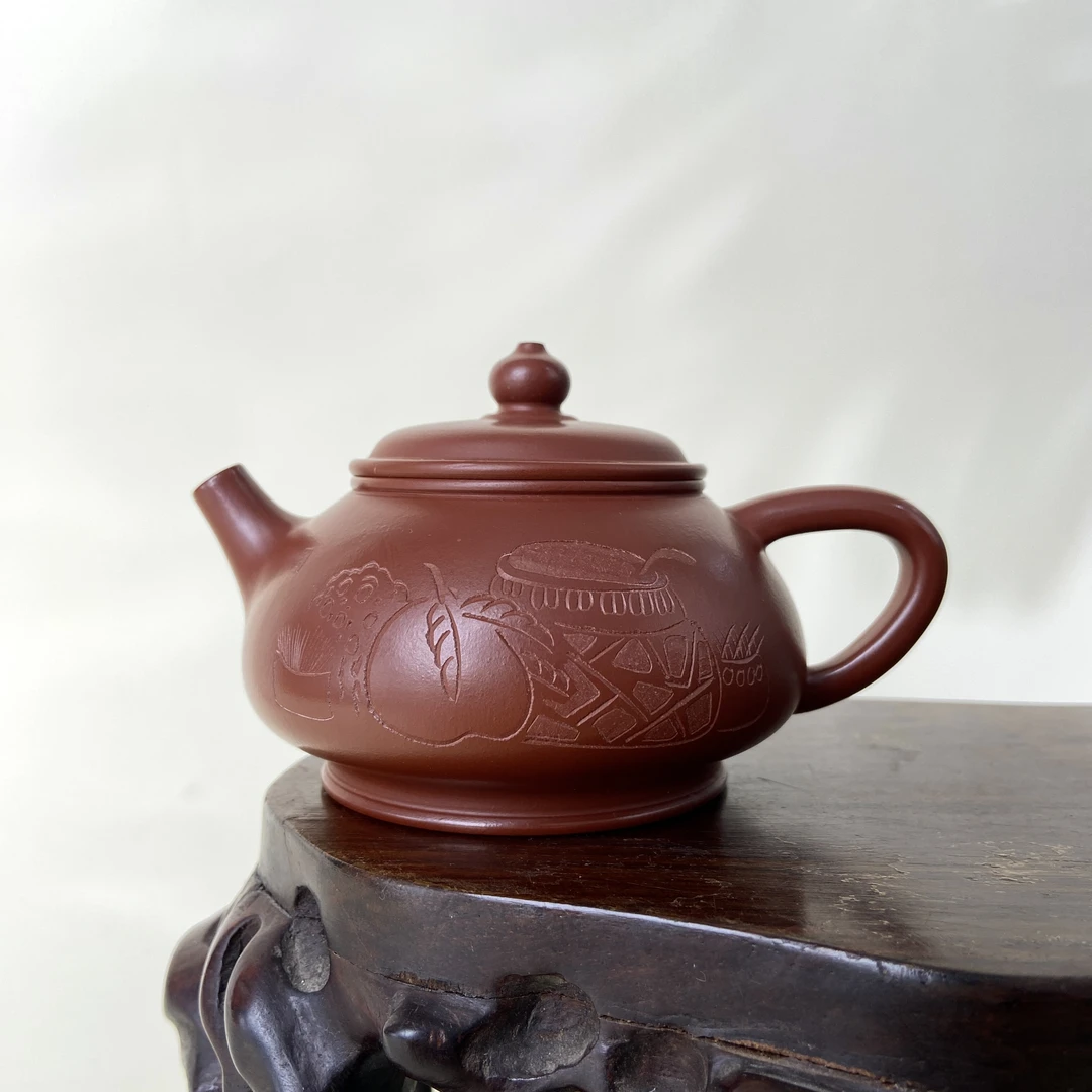 宜兴手工紫砂陶 （实力派1）茶壶GS4180-12