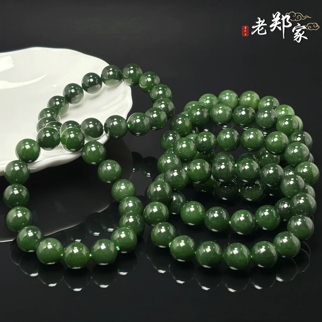 【老郑家】和田玉手串 多样性发一件 约12mm