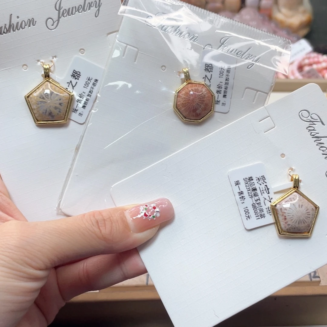 未镶嵌手链硅化玉珠**i182