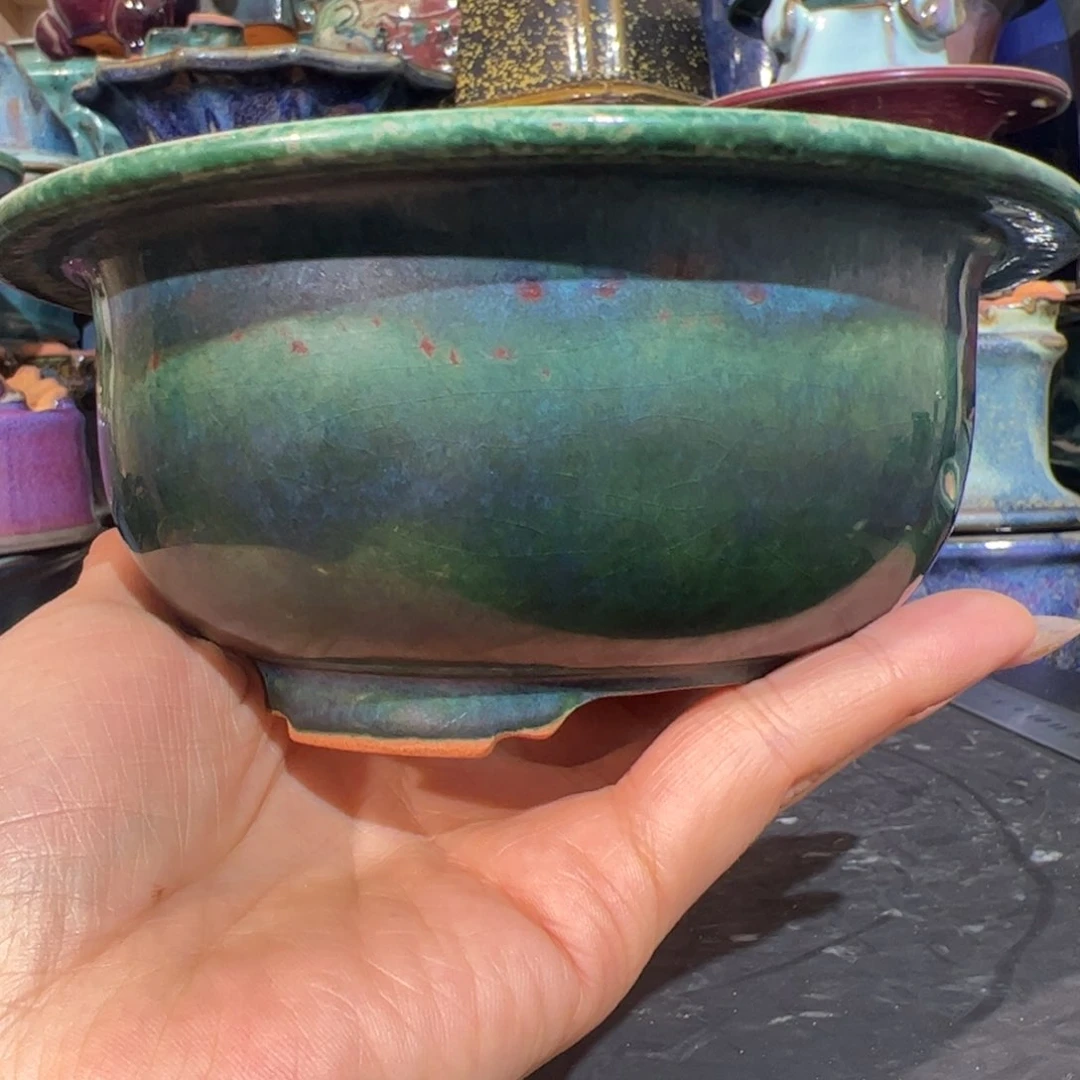 盘阿*亮觉象钧瓷原创……