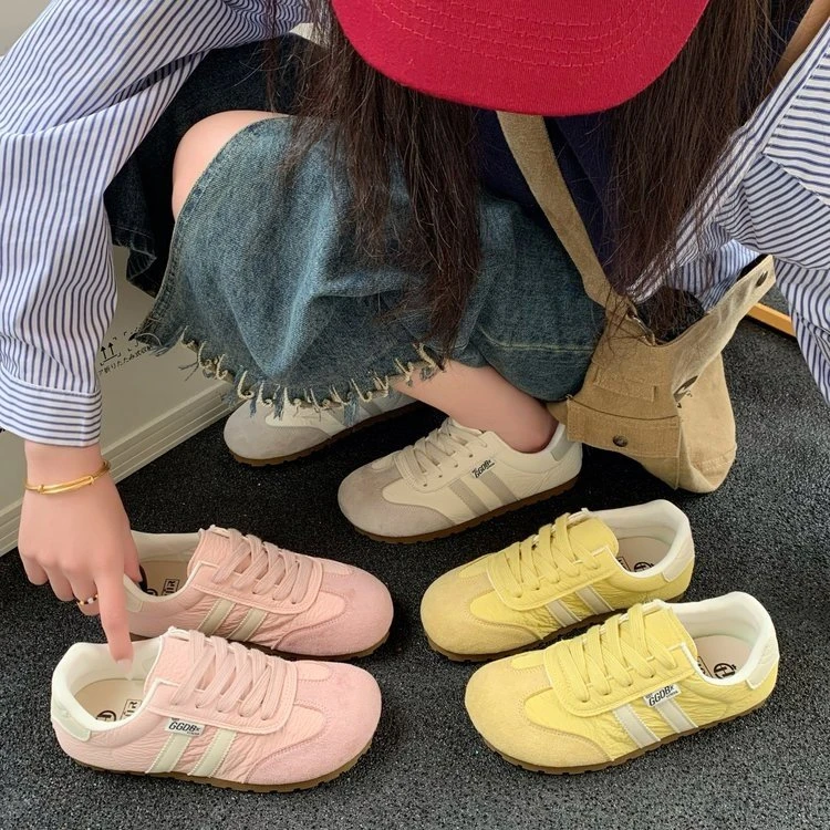 阿甘德训鞋女鞋子2025新款爆款春季百搭薄底轻便休闲S6666