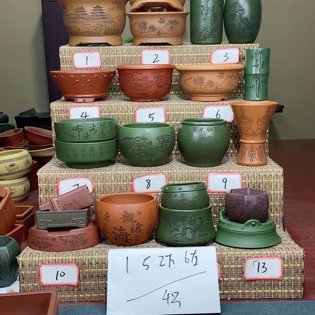 紫砂花盆田***记在我心里我