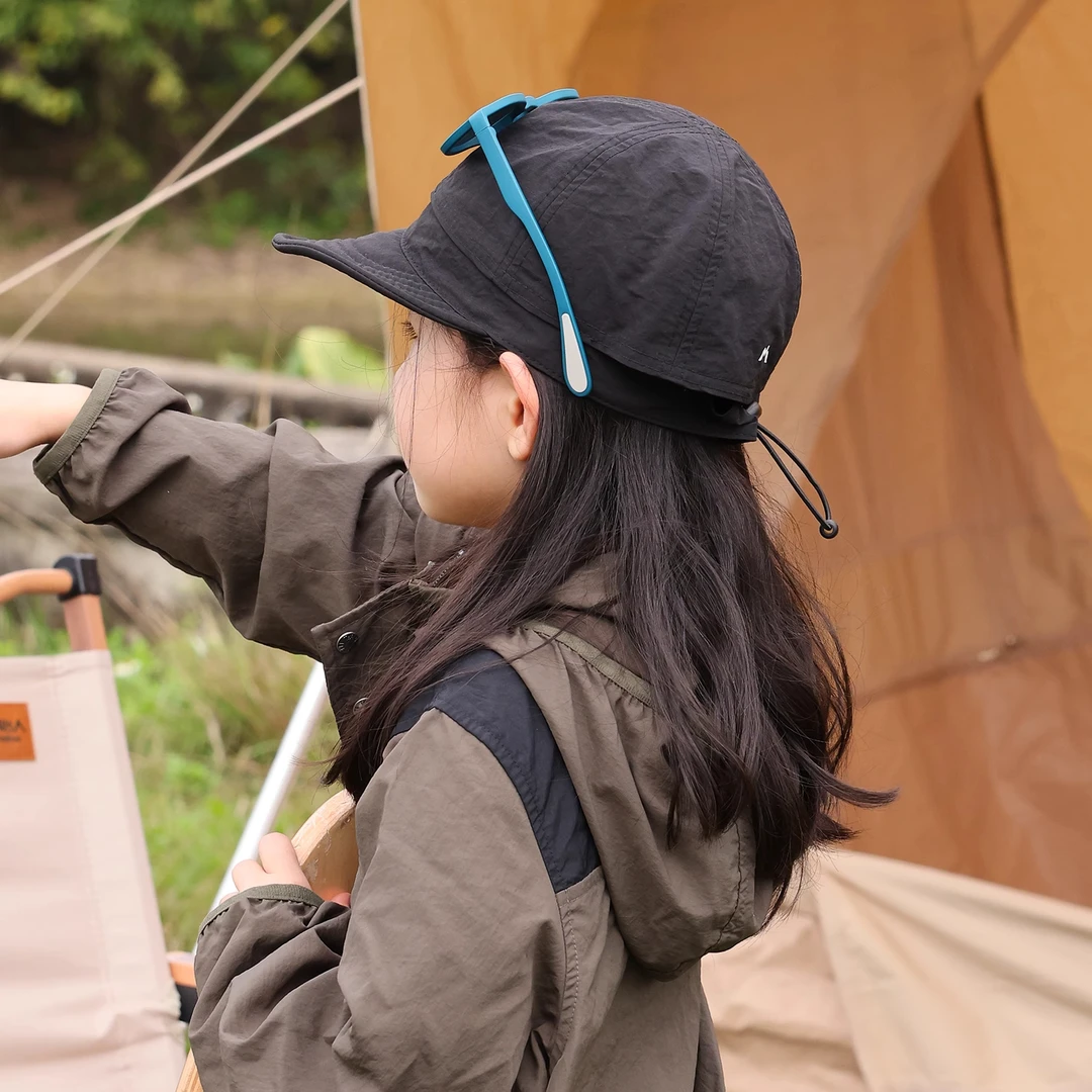 儿童户外双层短檐帽透气轻薄夏季速干防晒遮阳帽男女童小孩鸭舌帽