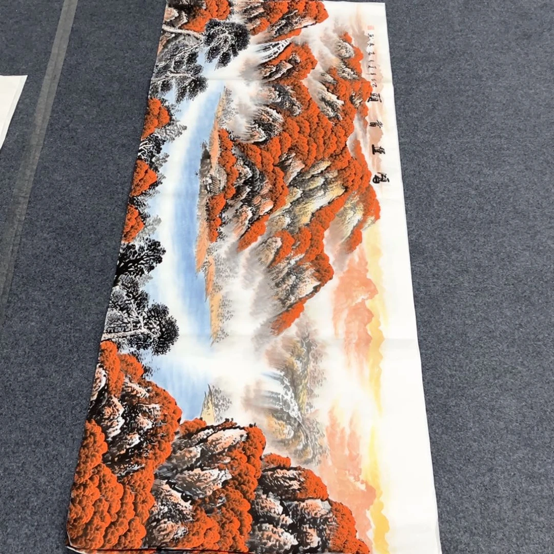国画国画作品老师手绘