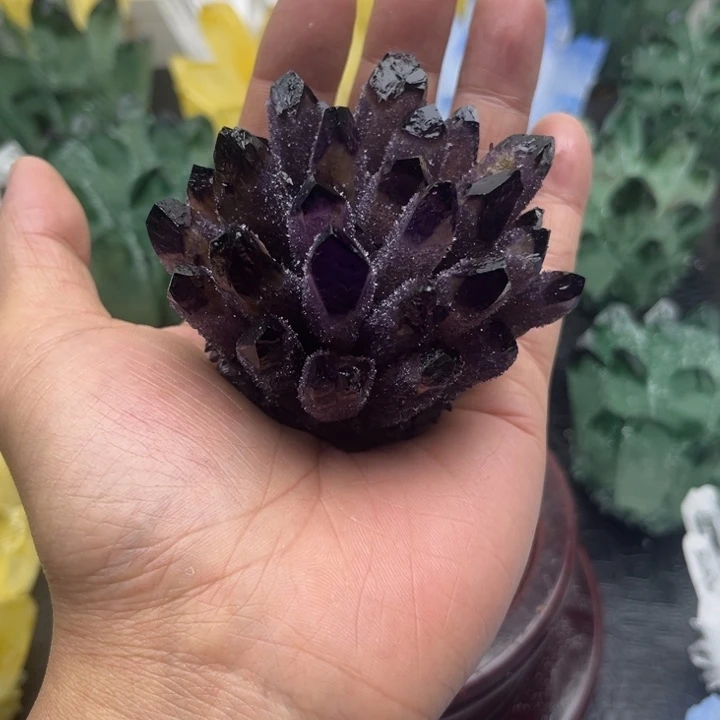 琉璃手工艺品绿***社jing cu