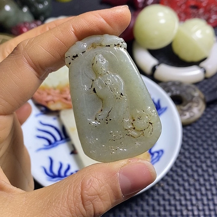 吊坠白玉菩提支持七天无理由