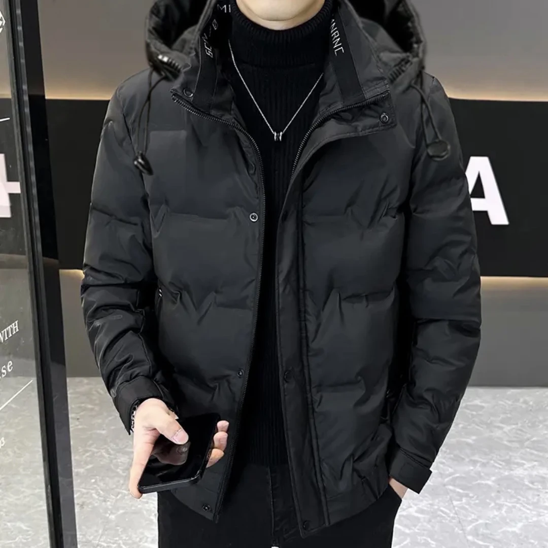 （连帽）冬季连帽保暖免洗加厚防寒服商务休闲百搭男士防寒夹克外套