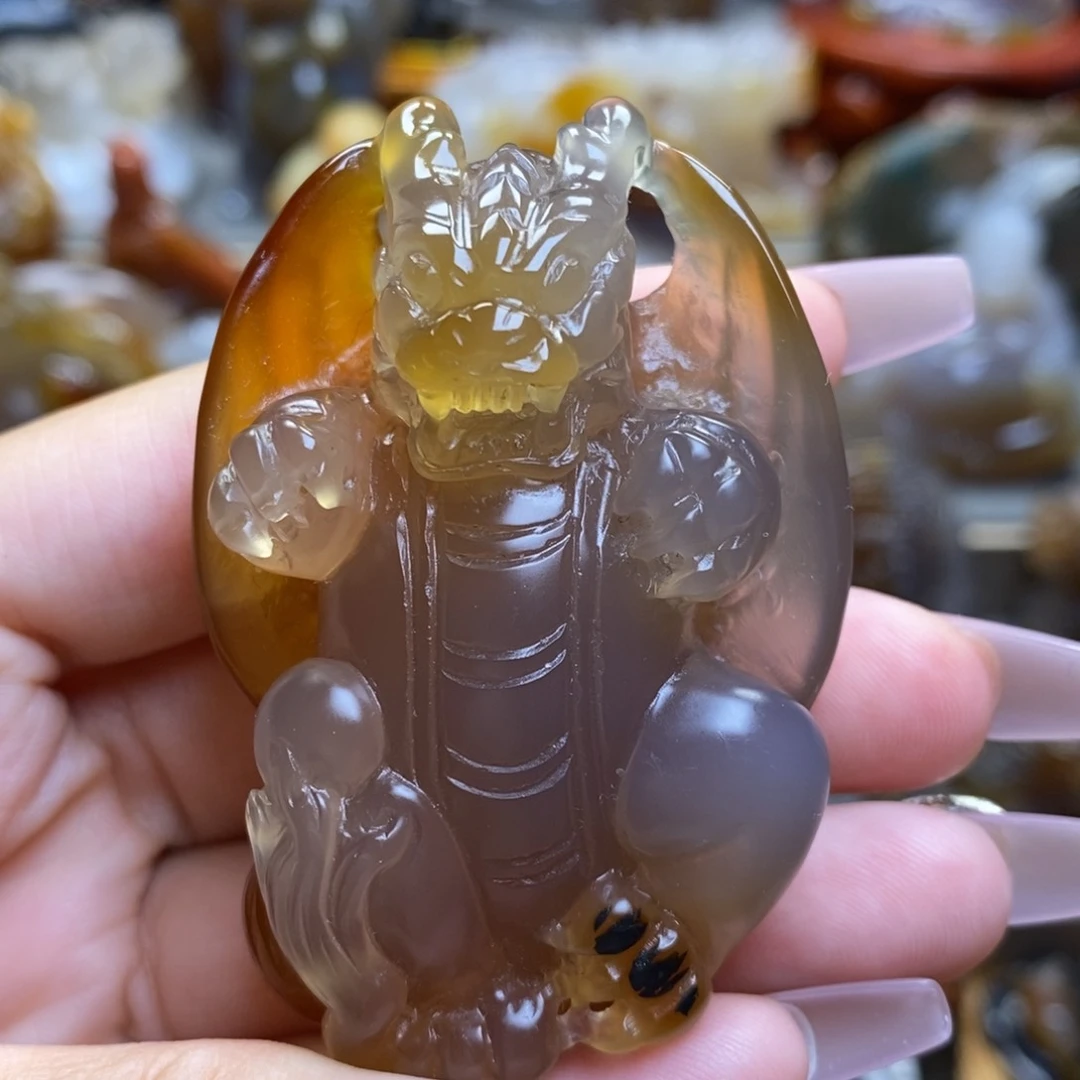 玛瑙/玉髓把件未镶嵌