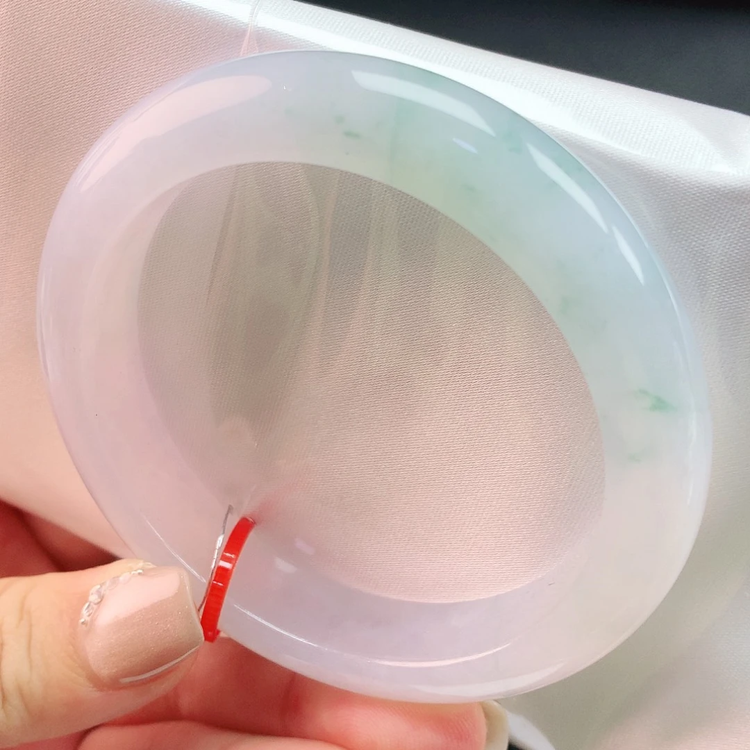 翡翠手镯未镶嵌57圈