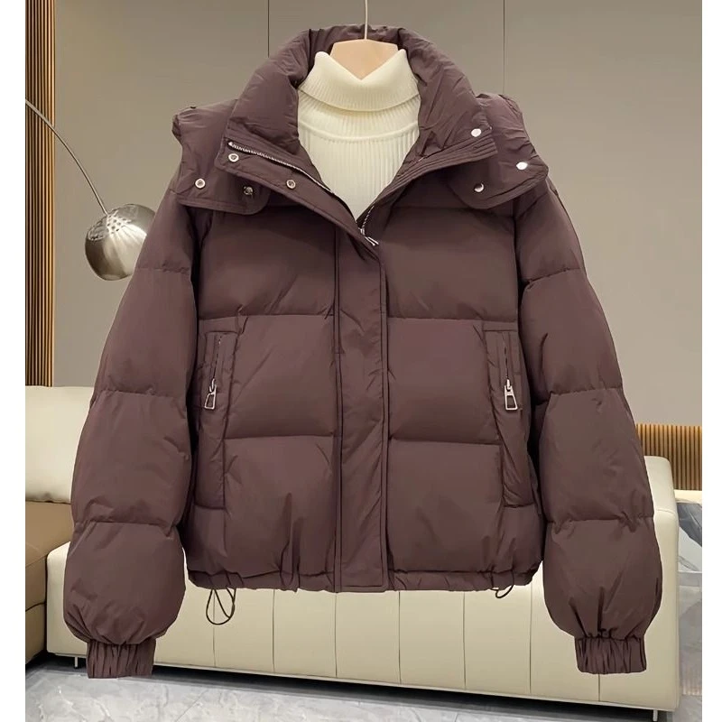 2025棉袄新款棉衣宽松韩版短款棉服加厚冬季面包服小个子大码外套