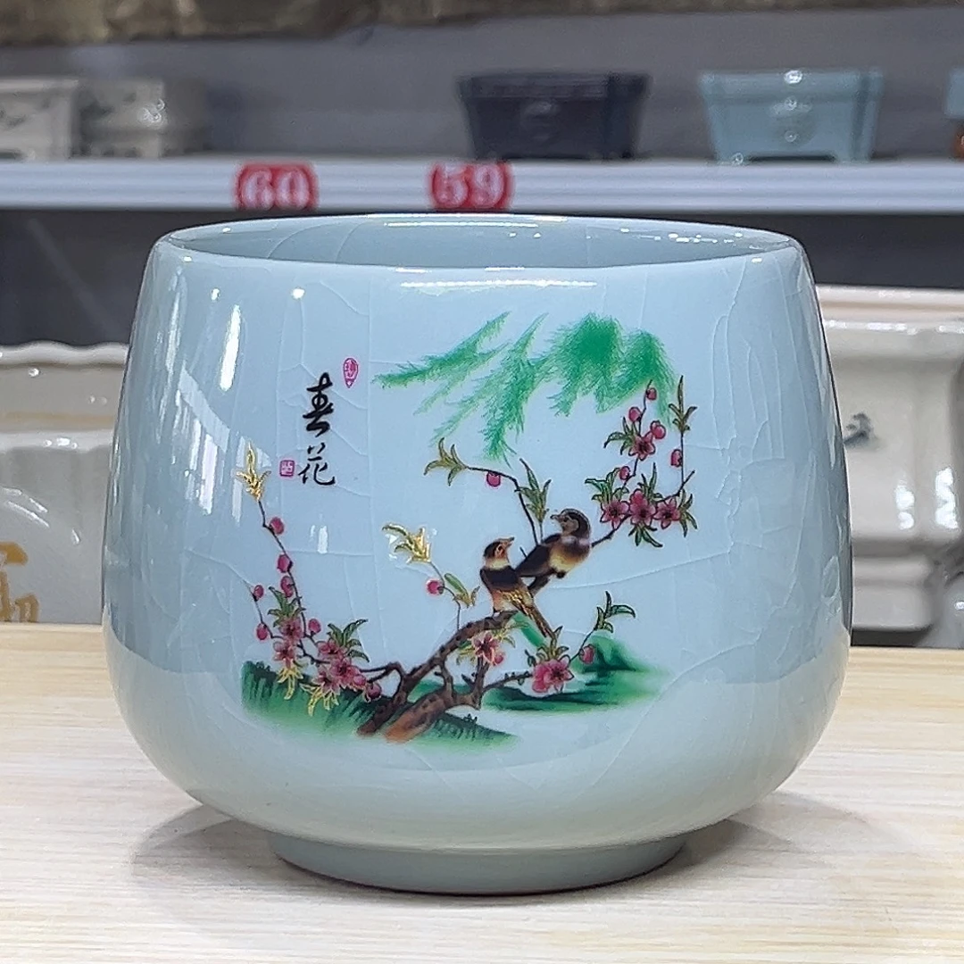 陶瓷绿植多肉微瑕花盆口径12*12无孔