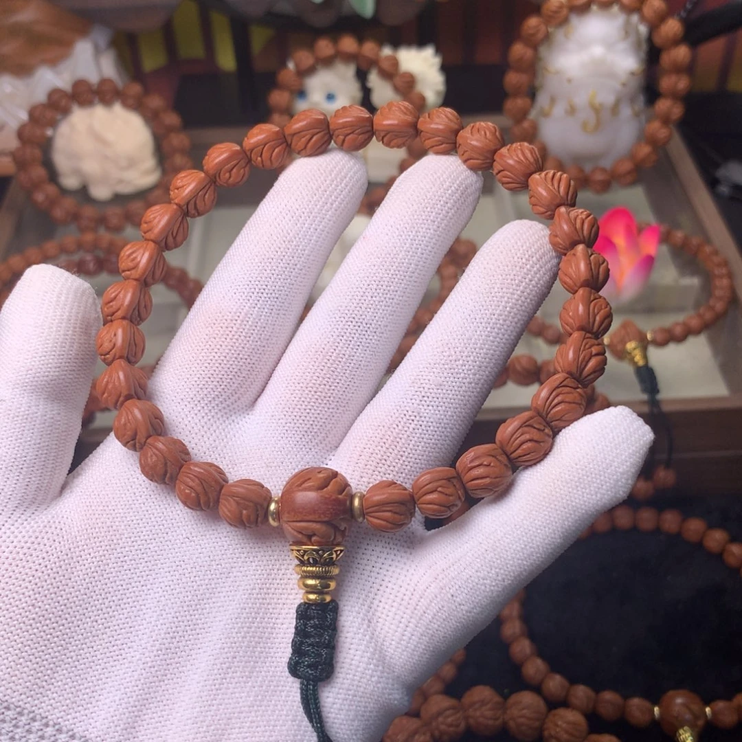 ****兽桃核吊坠双脊龙脖挂09