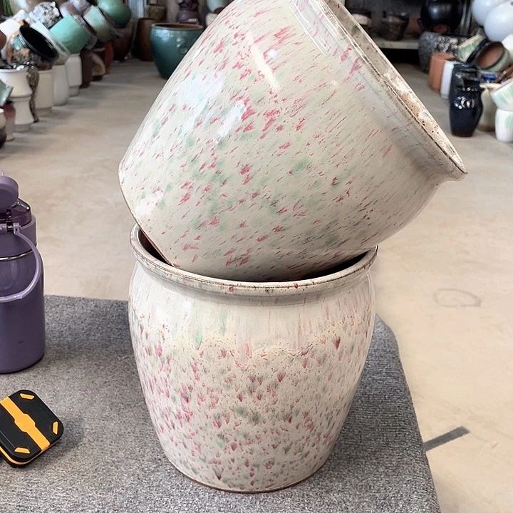 紫砂花盆正品口20高20。z z z