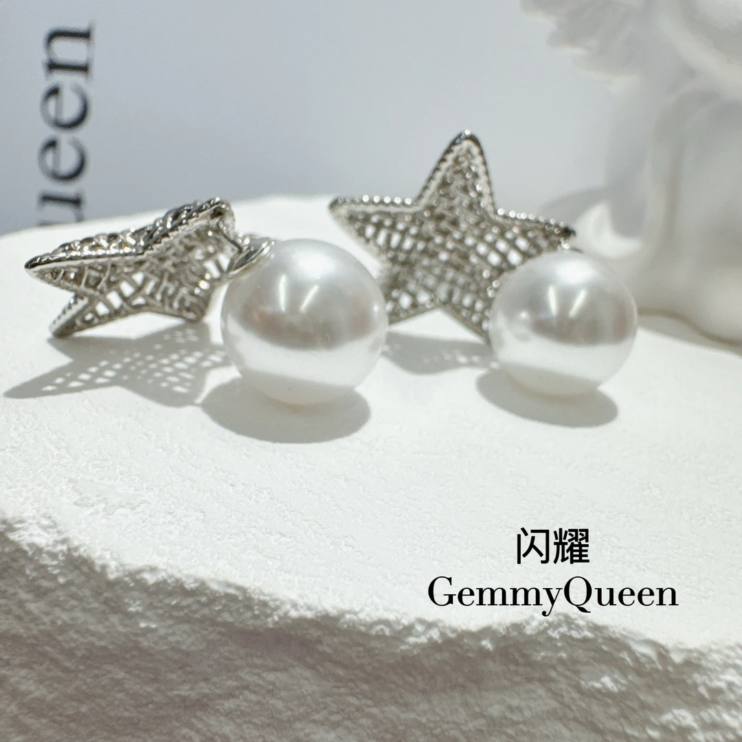 铜合金合成锆石耳饰 闪耀GemmyQueen耳环GQ01950