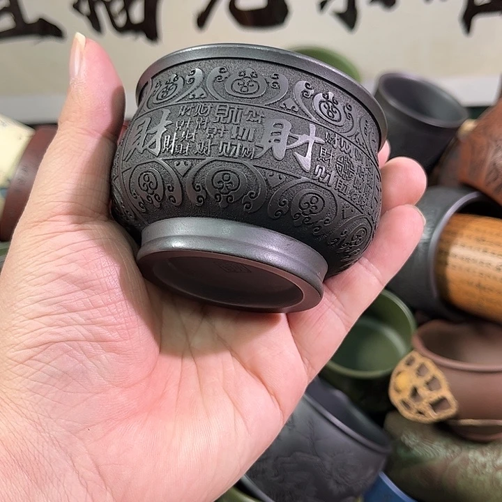 茶杯紫砂全手工紫砂主人杯
