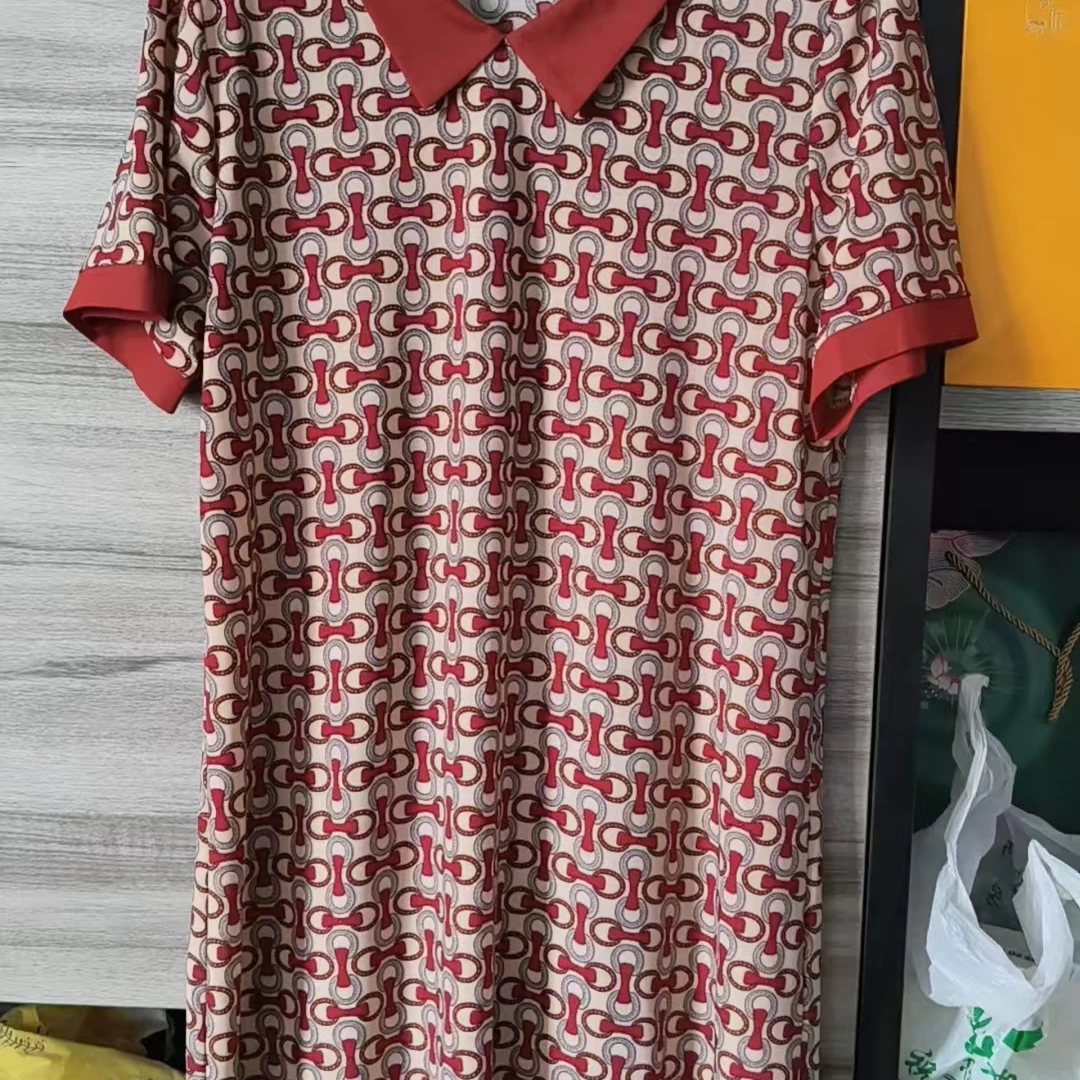 9727-妈妈装夏季时尚休闲遮肉显瘦舒适气质连衣裙【a11-3-1】