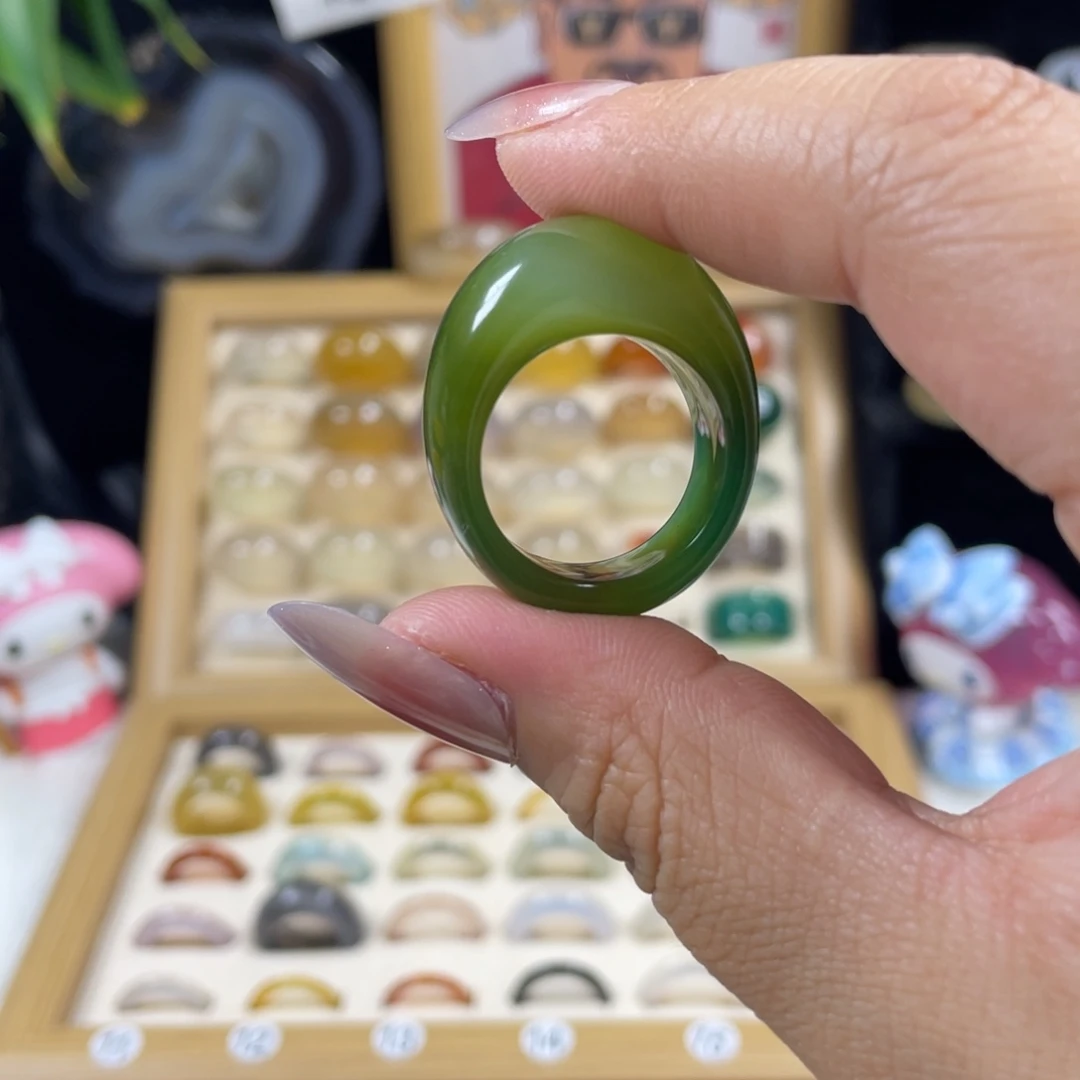 人***记玛瑙/玉髓未镶嵌戒指