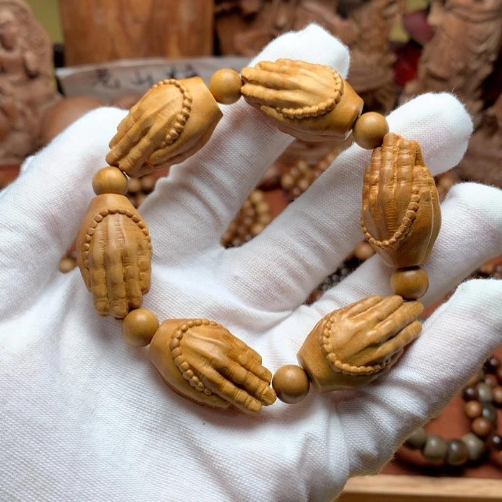 檀香木手串/手链老山檀佛手手串