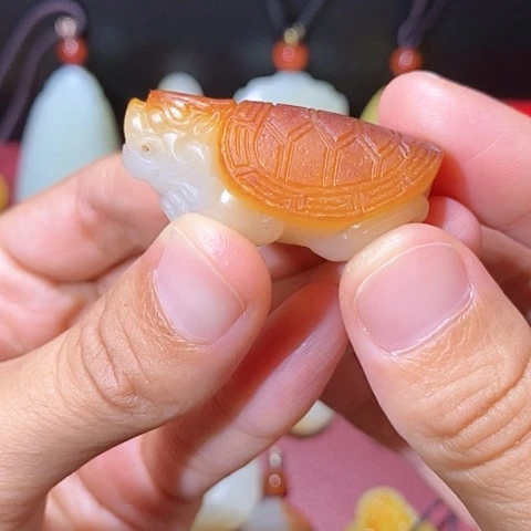 【闪购商品】未镶嵌和田玉挂件和**祥