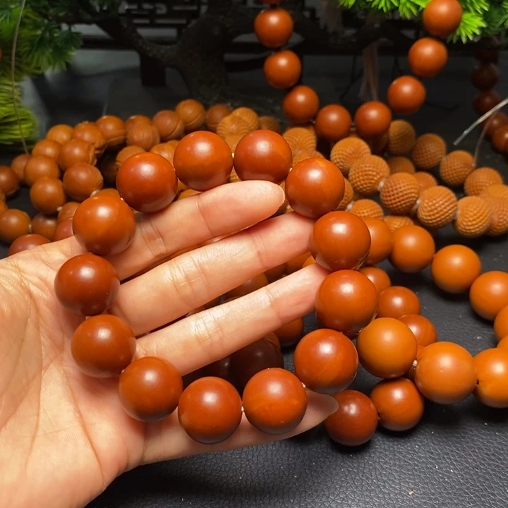 手串橄榄核1.84尺寸树王光珠全品
