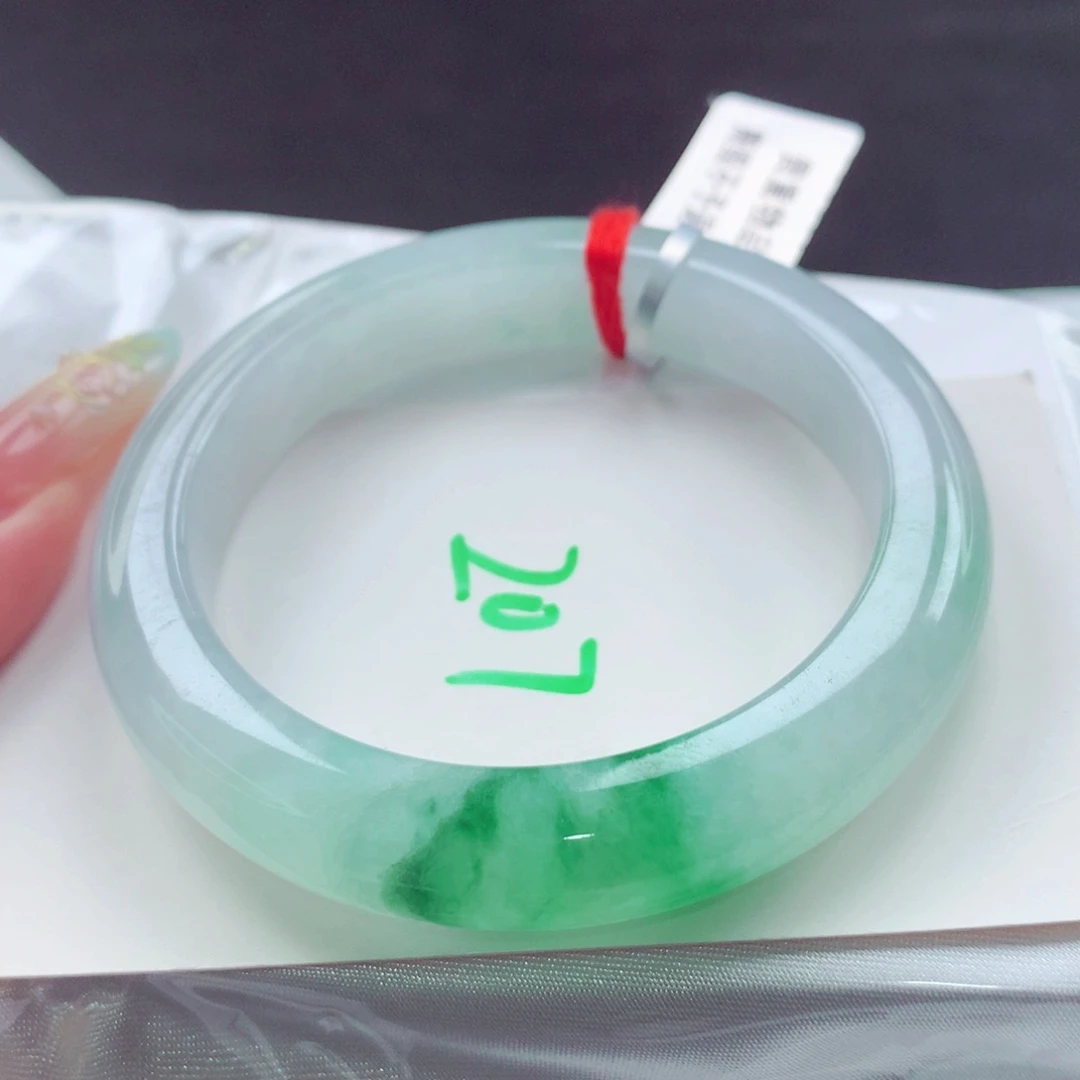 翡翠手镯未镶嵌天然缅甸翡翠A货手镯 207号