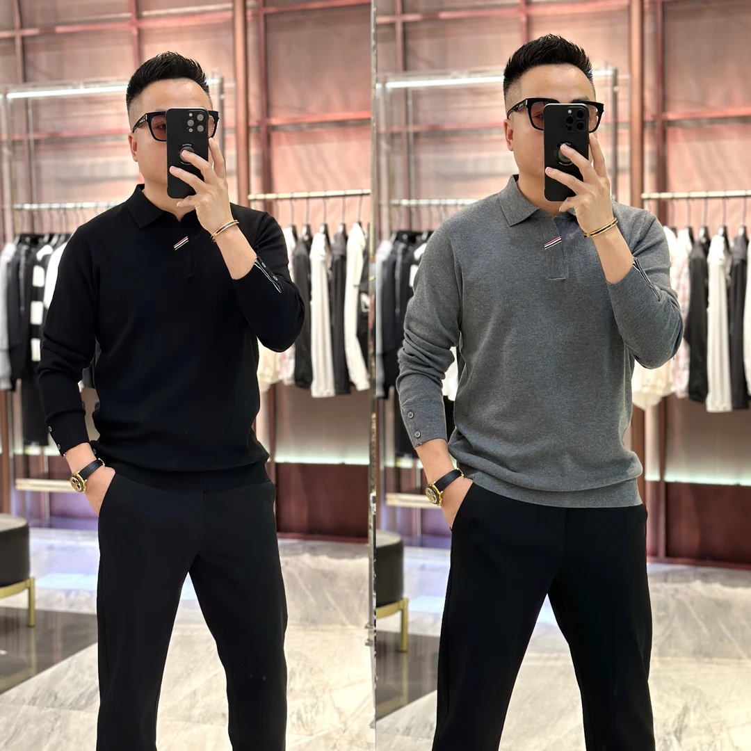 【发现者IV】2025时尚欧货男士新款轻奢翻领休闲Polo衫长袖2520