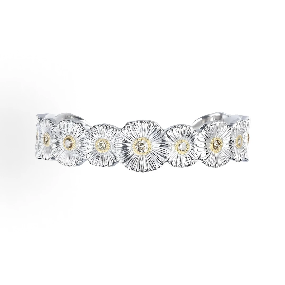 99新  布契拉提小雏菊开口手镯/JJ5060803