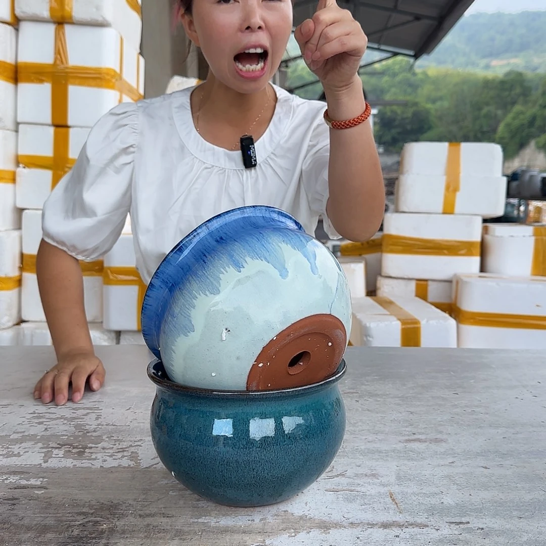 紫砂花盆王嫂花盆0713-103