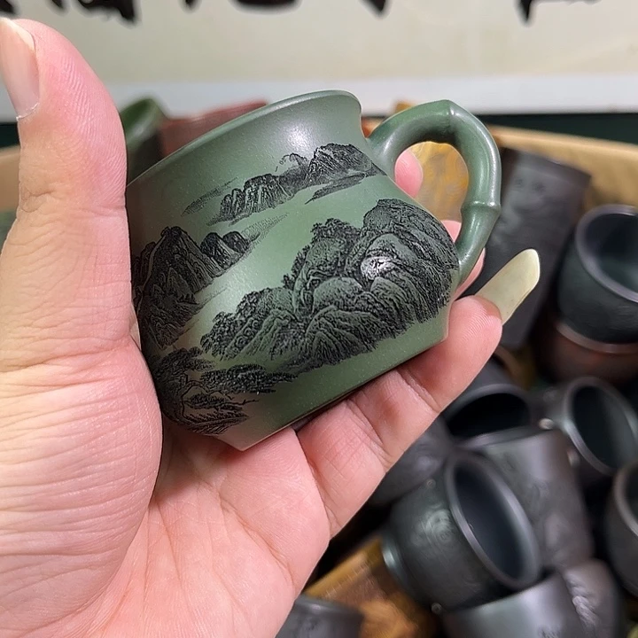 茶杯紫砂全手工紫砂主人杯