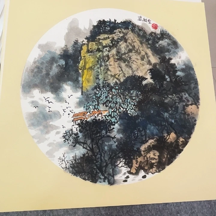 国画张圣敏先生纯手绘作品