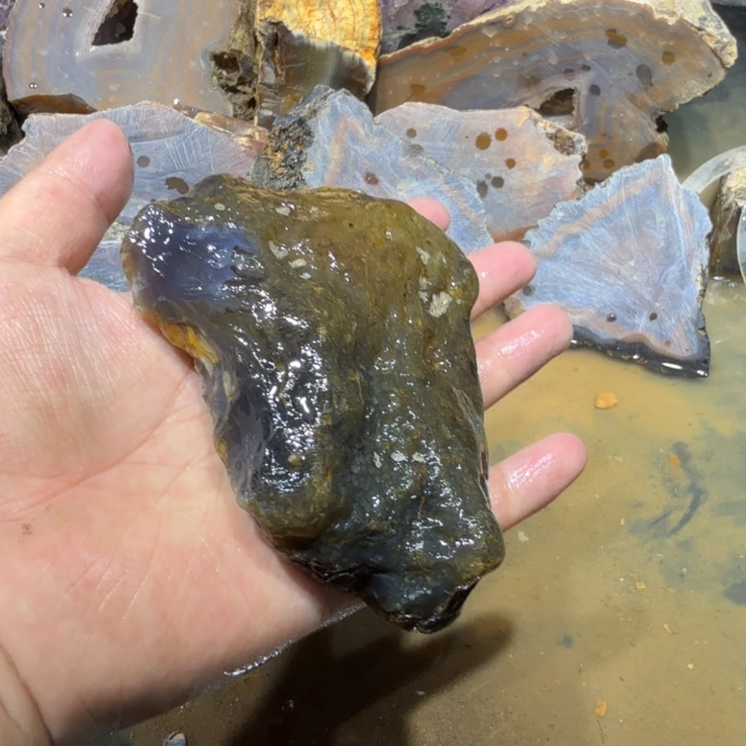 未镶嵌玛瑙/玉髓珠宝半成品