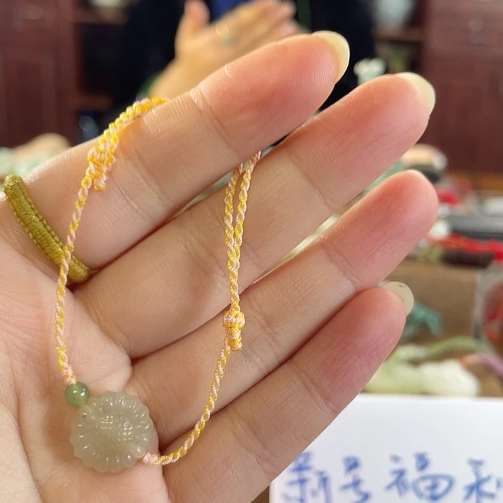 和田玉（黄玉）未镶嵌套链