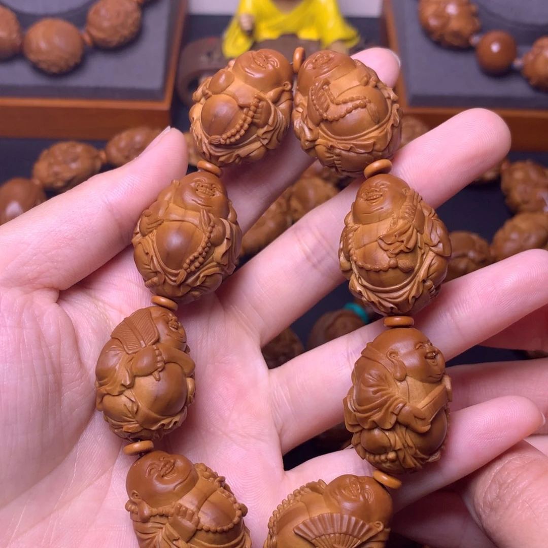 橄榄核手串/手链弥勒佛