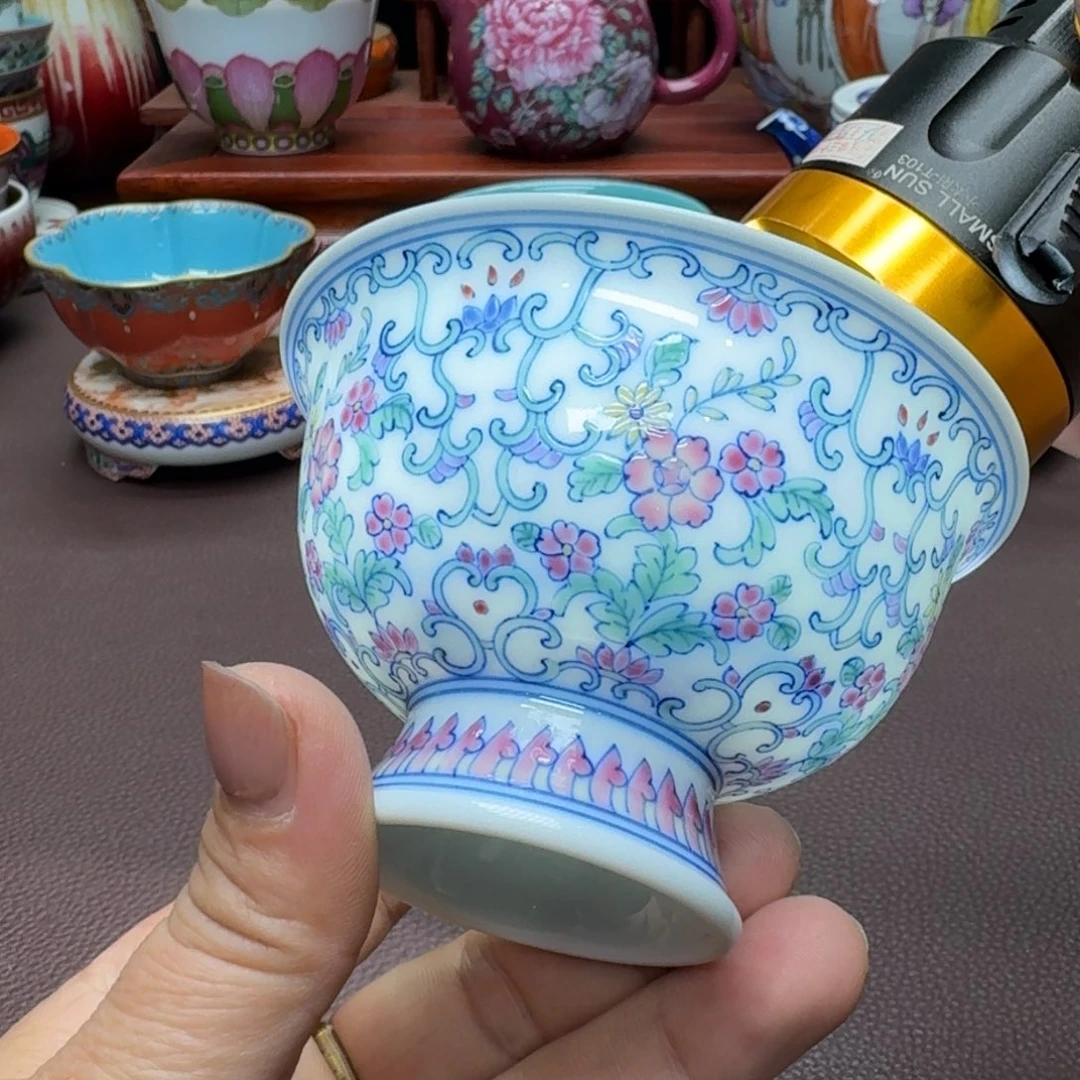 瓷片景德镇仿古手工制作精品展示