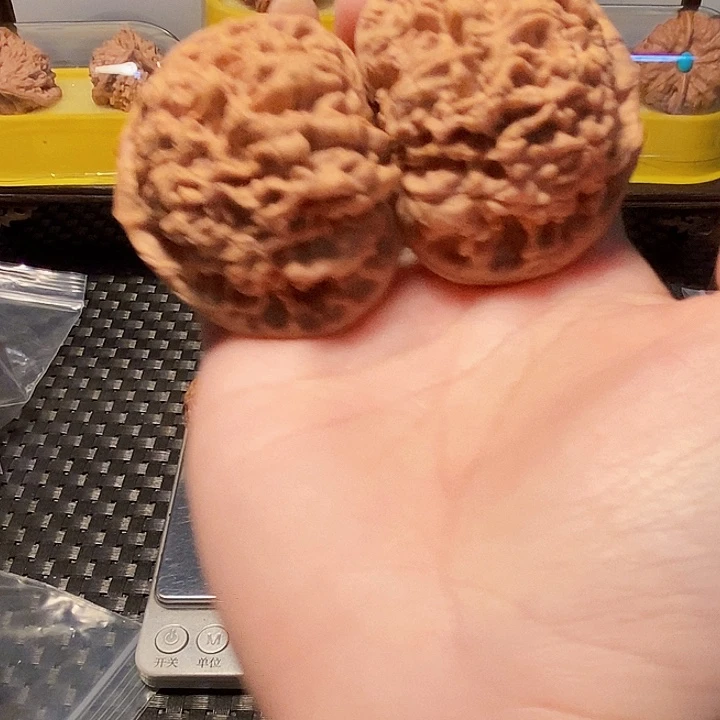 吊坠文玩核桃官帽，边54