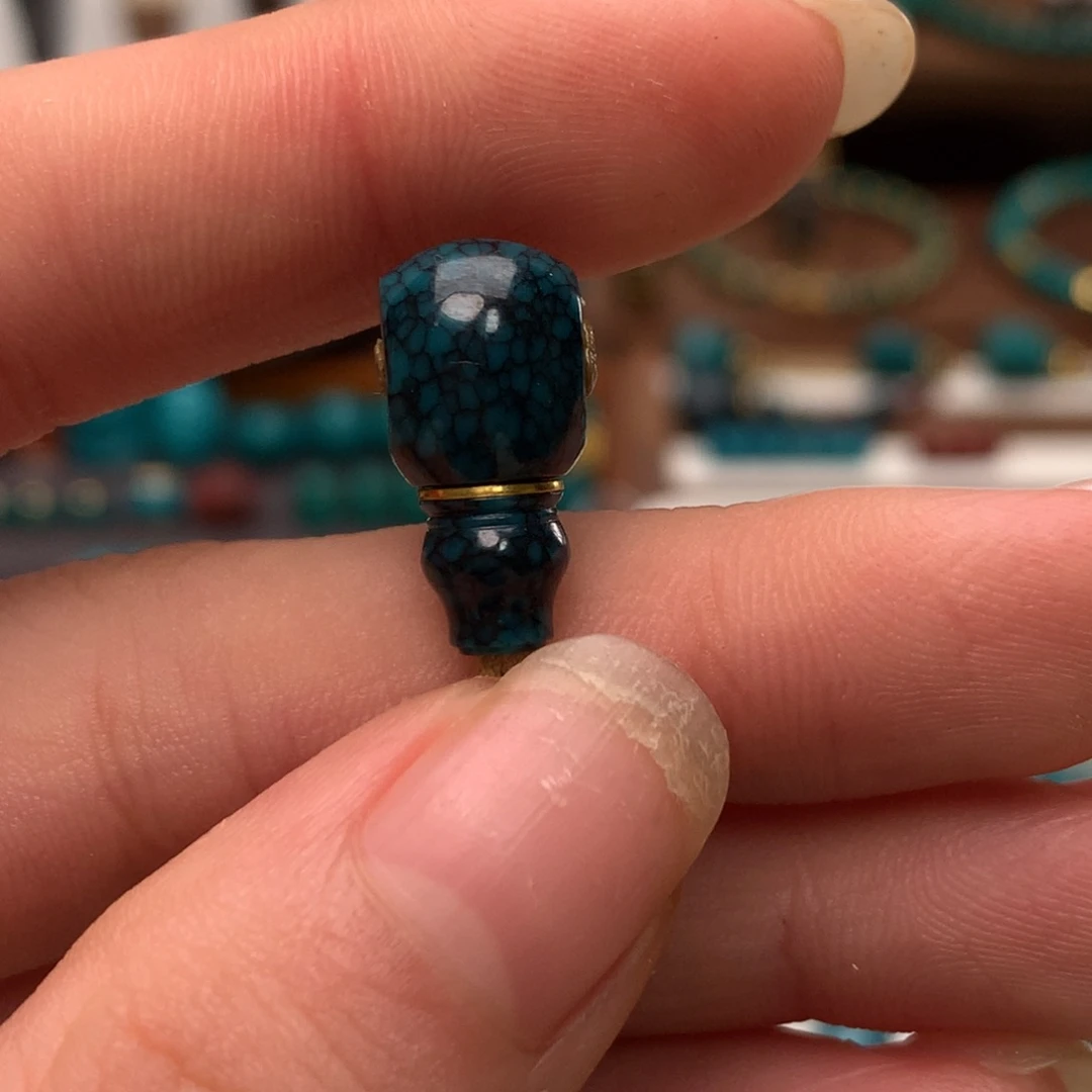 绿松石足金镶嵌配饰