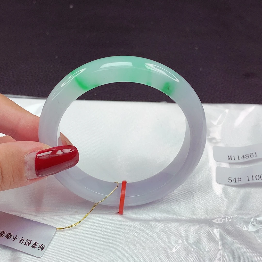 未镶嵌手镯翡翠54圈861