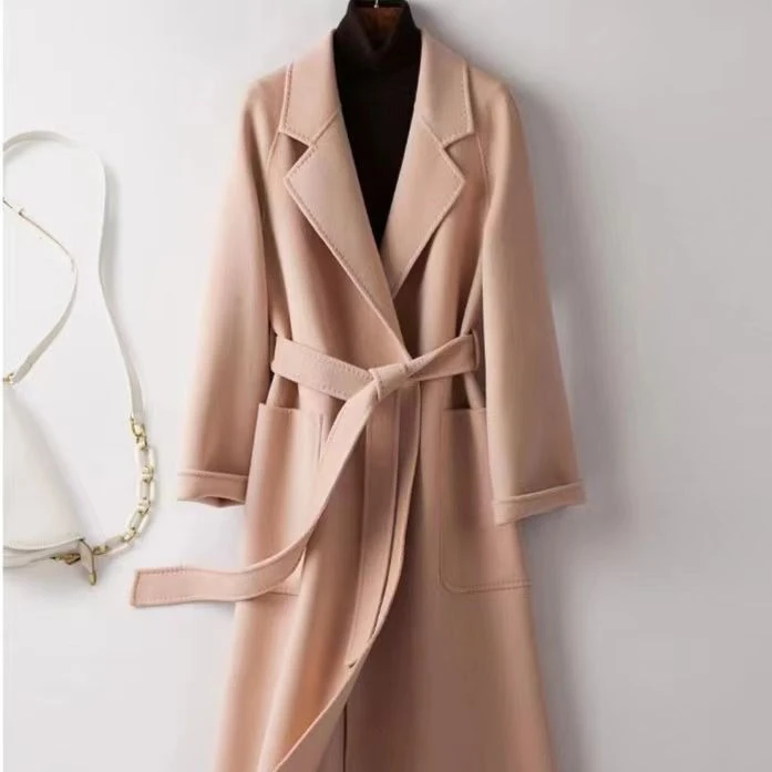 山羊绒经典浴袍款慵懒风大衣 505 Y5-08