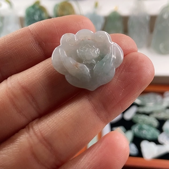 颈饰未镶嵌翡翠天然翡翠