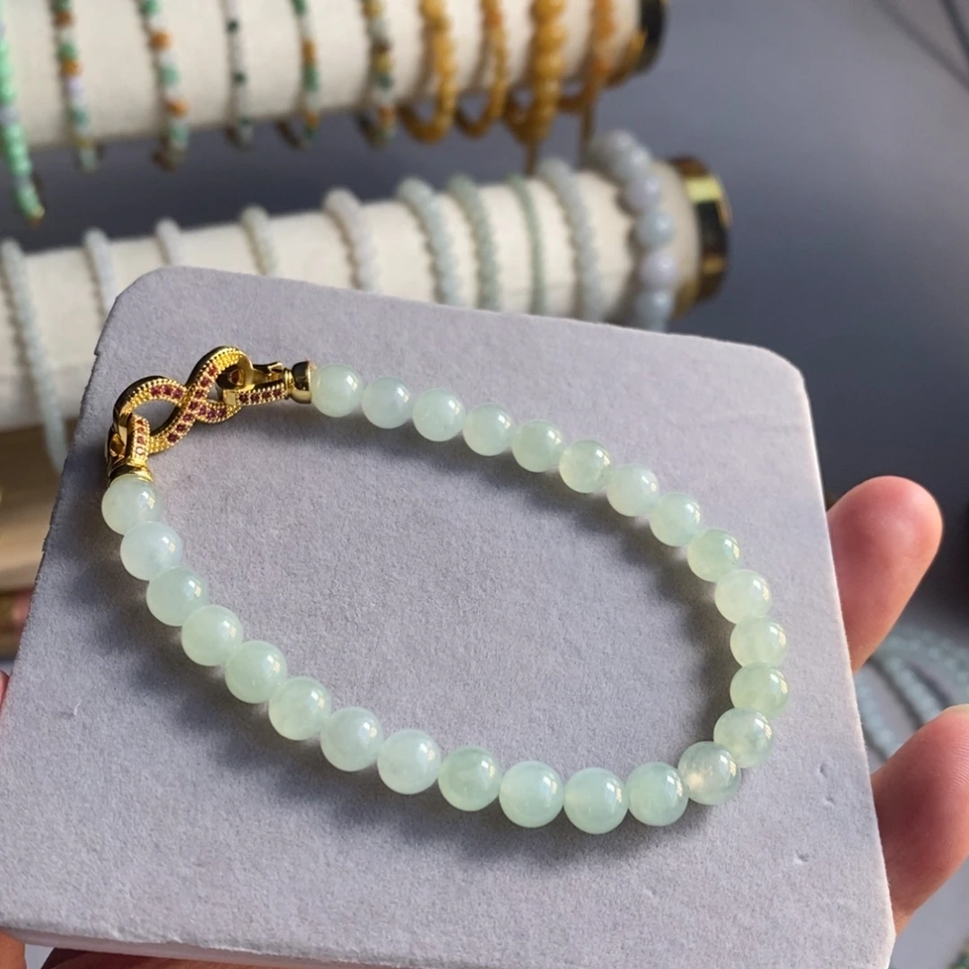 定制翡翠未镶嵌58 缅甸翡翠A货卡7.0