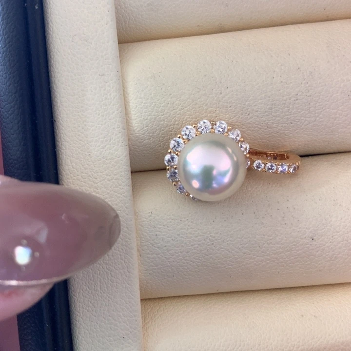 颈饰银S925镶嵌海水珍珠